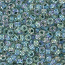 Miyuki rocailles Perlen 8/0 - Seafoam lined crystal 8-263